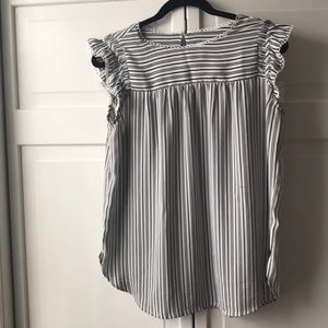 Loft flutter sleeve top